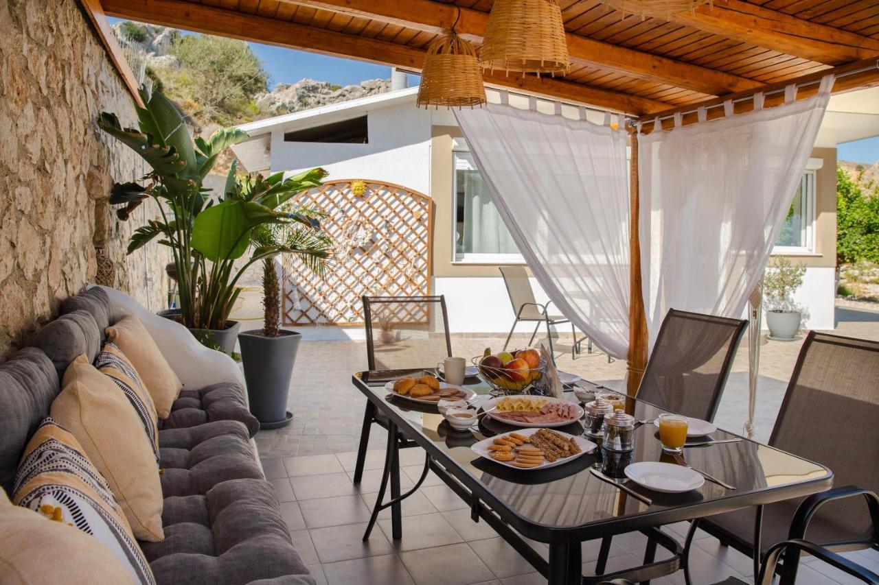 Appartamento Blue View Stegna House Archangelos  Esterno foto