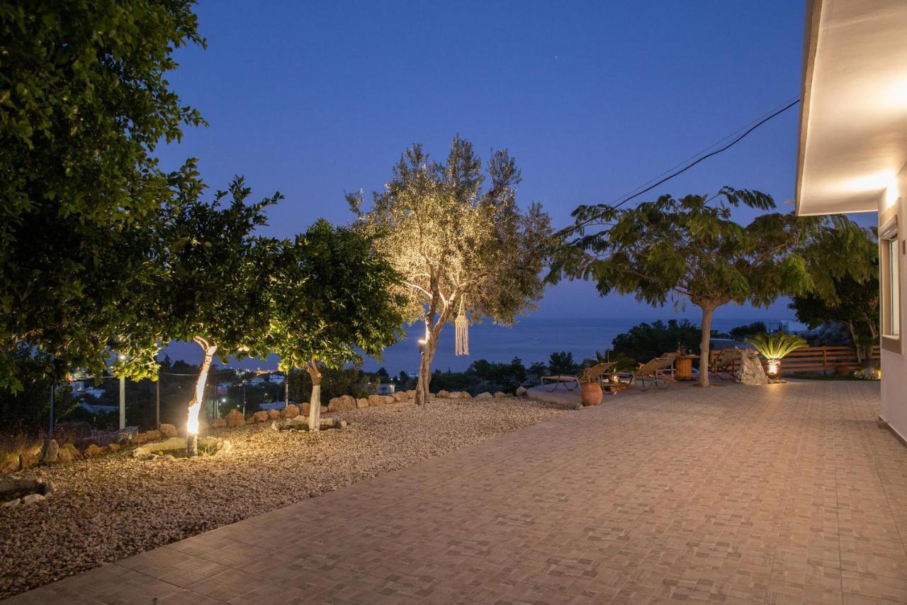 Appartamento Blue View Stegna House Archangelos  Esterno foto