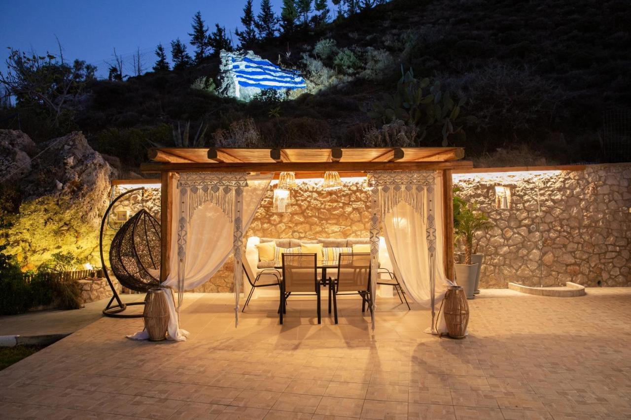 Appartamento Blue View Stegna House Archangelos  Esterno foto